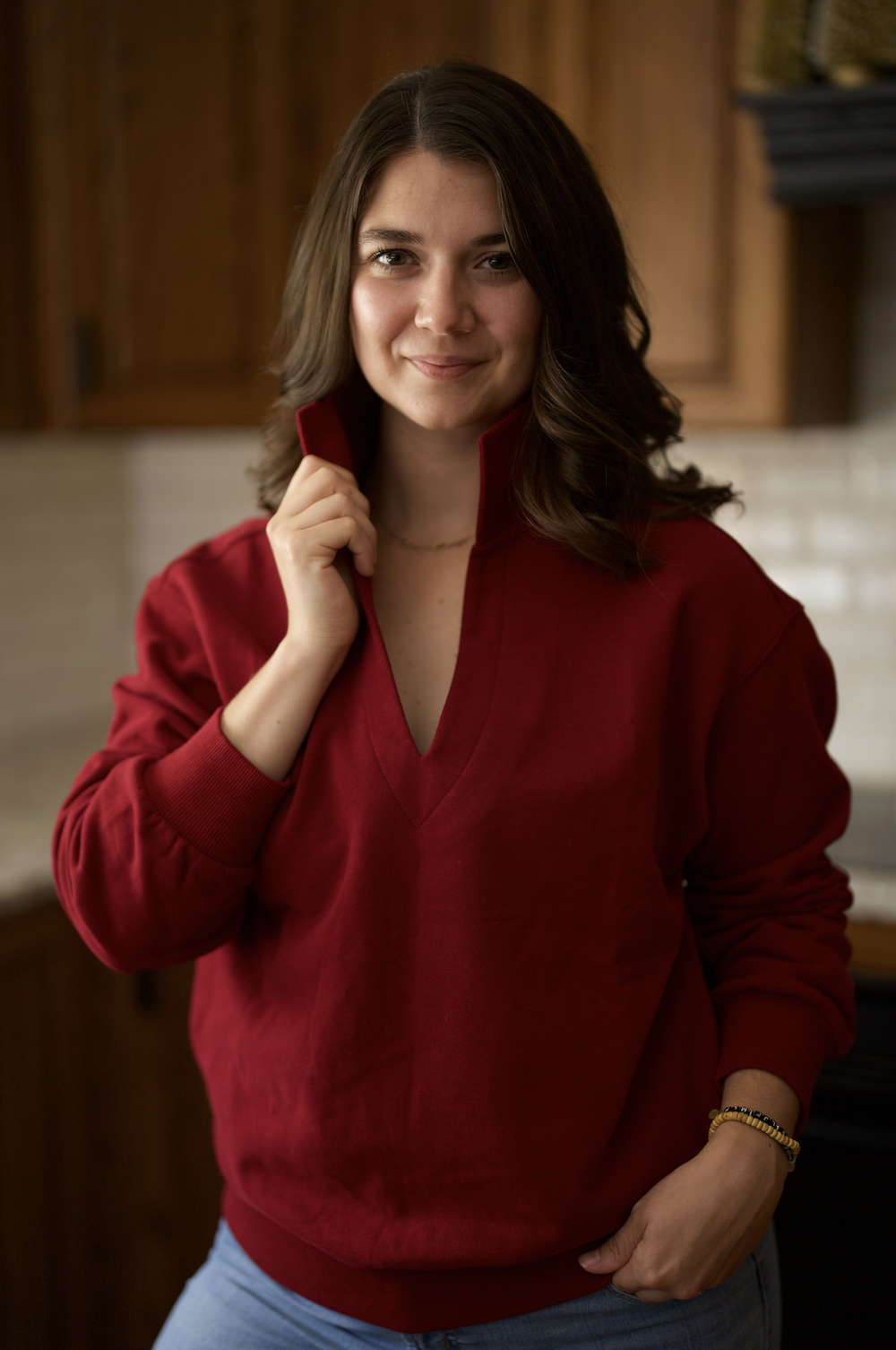 V-Neck Sweatshirts - — COPPER CORNERS